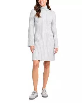 Платье-свитер Meredith с высоким воротом Splendid, серый