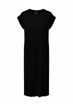 Платье-свитер Midi Lena Pieces, черное