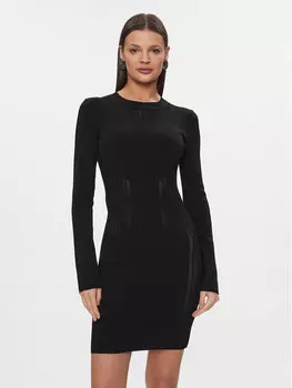 Платье-Свитер приталенного кроя Patrizia Pepe, черный