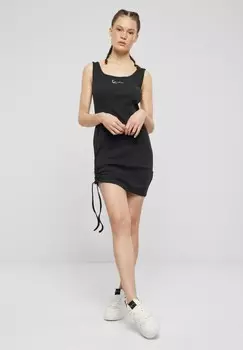 Платье-свитер SMALL SIGNATURE GATHERING Karl Kani, черный