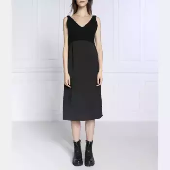 Платье + свитер стандартного кроя Pinko, черный