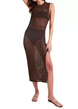 Платье-свитер Tank в цвете Cobana цвета какао Bella Dahl, цвет cocoa cobana