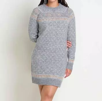 Платье-свитер Toddy Crew в цвете Heather Grey TOAD&CO