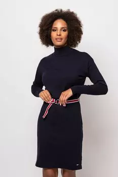 Платье-Свитер тонкой вязки Harveen Heavy Tools, синий