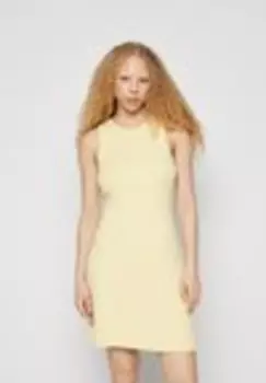 Платье-свитер VMSTEPHANIE O NECK DRESS Vero Moda, желтый