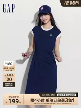 Платье-свитшот Gap с рукавами реглан, темно-синий