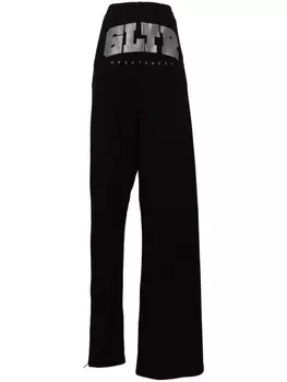 Платье-свитшот из хлопка от Jean Paul Gaultier GLTR, черный