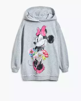 Платье-свитшот Minnie Mouse для девочек Desigual, темно-серый