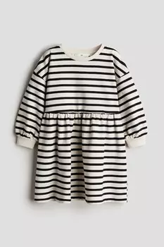 Платье-Свитшот оверсайз H&M, белый