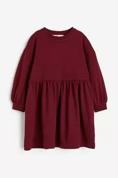 Платье-Свитшот оверсайз H&M, красный