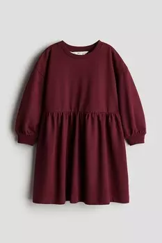 Платье-Свитшот оверсайз H&M, красный