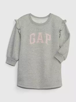 Платье-Свитшот с логотипом Gap, серый