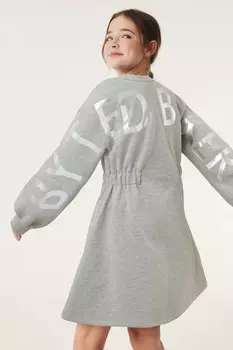 Платье-Свитшот с логотипом на спине Baker By Ted Baker, серый