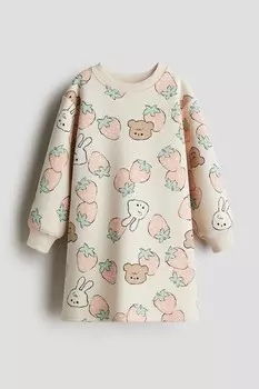 Платье-Свитшот с принтом H&M, мультиколор