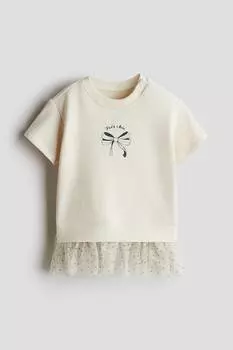 Платье-Свитшот с юбкой из тюля H&M, мультиколор