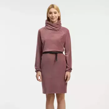 Платье-свитшот в стиле Ragwear "BELITA", вельвет в рубчик, цвет Mauve