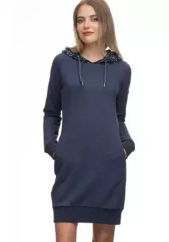 Платье-свитшот в стиле рэгвир "BESS" Ragwear, цвет морской волны
