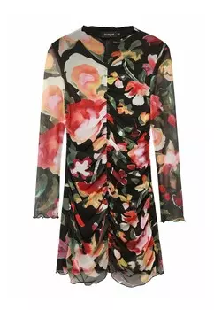 Платье свободного кроя Desigual, черный