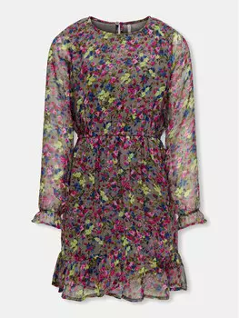 Платье свободного кроя для повседневной носки Kids Only, мультиколор