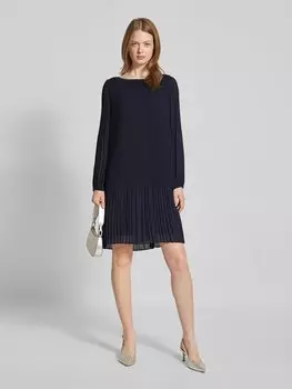 Платье свободного кроя из шифона со складками s.Oliver BLACK LABEL