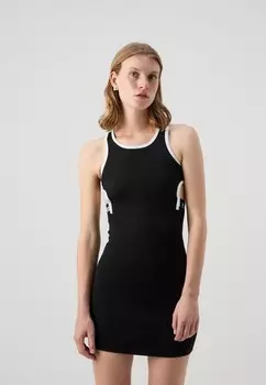 Платье свободного кроя LOGO TANK DRESS Karl Lagerfeld, черный
