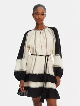 Платье свободного кроя на каждый день Emphasis 025.301G Devotion Twins, экрю