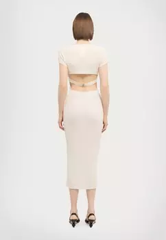 Платье свободного кроя TERUEL MAX&Co., белый