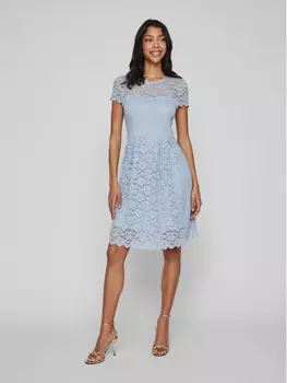 Платье свободного кроя Vila, синий