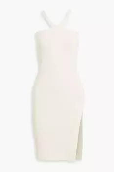 Платье Tabitha в рубчик SIMKHAI, слоновая кость