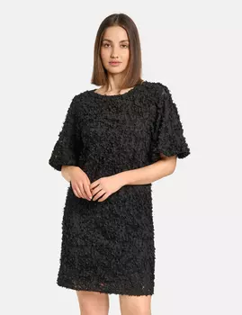 Платье TAIFUN Gewirke, черный