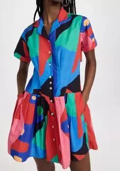 Платье Талия в стиле сапотеко De Loreta, цвет zapoteco