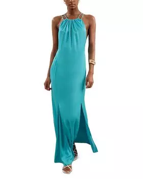 Платье Tallie из сатина REISS, синий