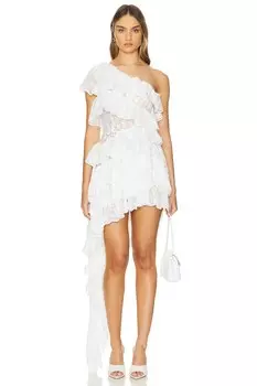 Платье tasmin на одно плечо Bronx And Banco, белый