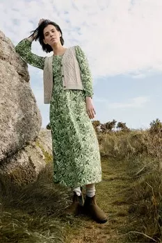 Платье «Таволга» Seasalt Cornwall, зеленый