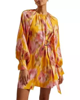 Платье Ted Baker Akemi Mini Wrap, оранжевый