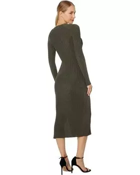 Платье Ted Baker Sayrah Midi Knit Dress, темно-зеленый