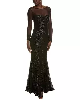 Платье Тейлор с пайетками Taylor, черный