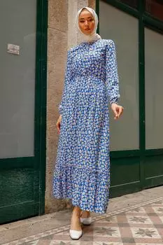 Платье - Темно-синий - А-силуэт InStyle, темно-синий