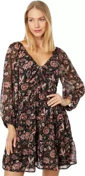 Платье Teresa - Long Sleeve Tie Retro Mini Madewell, цвет True Black