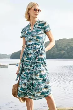 Платье-Терраса Seasalt Cornwall, зеленый
