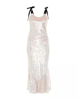 Платье The Attico, бежевый