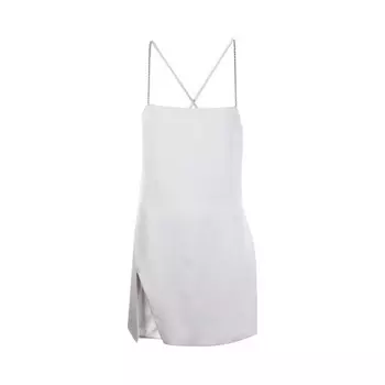 Платье The Attico Fujiko Mini Dress Silver, серебряный