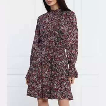 Платье The Kooples, бургунди