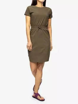 Платье The North Face W NEVER STOP DRESS, зеленый