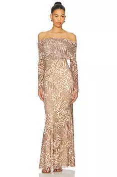 Платье Thelma Afrm, taupe animal