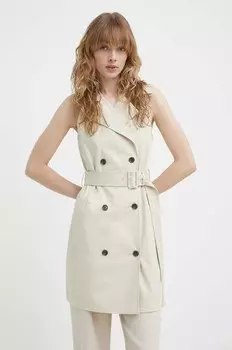 Платье Theory, бежевый