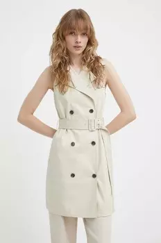 Платье Theory, бежевый