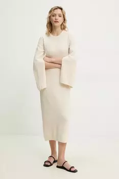 Платье Theory, бежевый