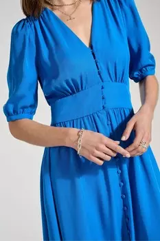 Платье тиа с тенселем Baukjen, синий