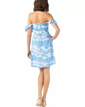 Платье Tiare Hawaii Hollie Mini Dress, цвет Sky Waves